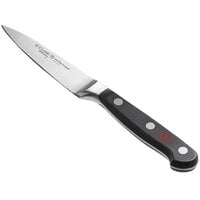 Wusthof 1040100409 Classic 3 1/2" Forged Smooth Edge Paring Knife with POM Handle
