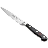 Wusthof 1040100412 Classic 4 1/2" Forged Utility Knife with POM Handle