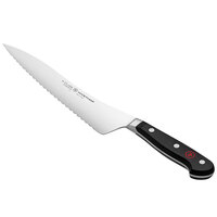 Wusthof 4128-7 Classic 8" Forged Offset Deli Bread Knife with POM Handle