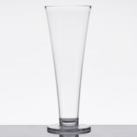 Carlisle 4362307 Liberty 15.7 oz. Plastic Footed Pilsner Glass - 6/Pack