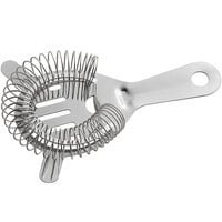 American Metalcraft S208 5 1/2 inch Stainless Steel Two-Prong Bar Strainer