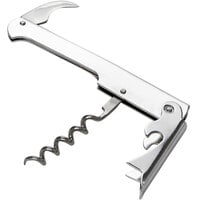 American Metalcraft WCS867 Stainless Steel Waiter's Corkscrew with Curved Knife