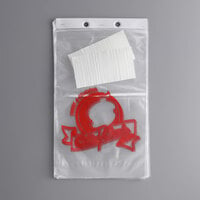 Carnival King 11 1/2" x 18 1/2" Printed Quick Pak Cotton Candy Bag   - 1000/Case