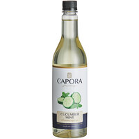 Capora 750 mL Cucumber Mint Flavoring Syrup