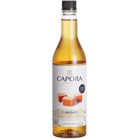Capora 750 mL Sugar Free Caramel Flavoring Syrup