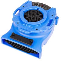 B-Air BA-VLO-25BL Blue Ventlo-25 Low Profile Variable Speed Air Mover - 1/4 HP