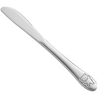 Acopa Children's Flatware 7 inch 18/0 Stainless Steel Medium Weight Dinner Knife   - 12/Pack