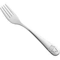 Acopa Children's Flatware 6 3/8 inch 18/0 Stainless Steel Medium Weight Dinner Fork   - 12/Pack
