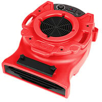 B-Air BA-VLO-25RD Red Ventlo-25 Low Profile Variable Speed Air Mover - 1/4 HP