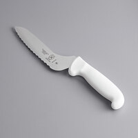 Mercer Culinary M18134 Ultimate White® 6" Offset Wavy Edge Bread Knife