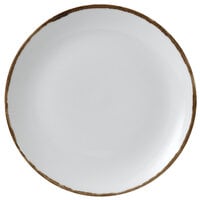 Dudson HN260 Harvest 10 1/4 inch Natural Coupe Round China Plate by Arc Cardinal - 12/Case