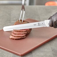 Mercer Culinary M18140 Ultimate White® 11 inch Serrated Edge Slicer Knife