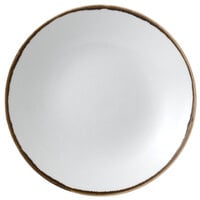 Dudson HN255 Harvest 10 inch Natural Deep Coupe Round China Plate by Arc Cardinal - 12/Case