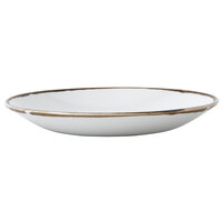 Dudson HN255 Harvest 10 inch Natural Deep Coupe Round China Plate by Arc Cardinal - 12/Case