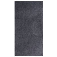Hoffmaster 200100 FashnPoint 15 1/2" x 15 1/2" Black Tissue Dinner Napkin, 1/8 Fold - 800/Case