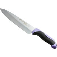 Dexter-Russell 36005P 360 Series 8" Chef Knife with Purple Allergen-Free Handle