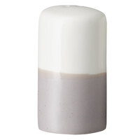 Luzerne HO3411007SWH Hamptons White / Gray Porcelain Salt Shaker by Oneida - 72/Case