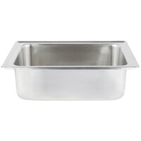 Vollrath 46441 Replacement Stainless Steel Water Pan for 4.2 Qt. Half Size Panacea and Maximillian Steel Chafers
