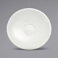 Sant'Andrea W6010000500 Othello 6 inch Round White Bone China Saucer by Oneida - 36/Case