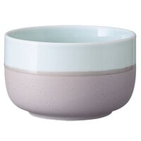 Luzerne HO1820011BL Hamptons 11 oz. Blue / Gray Speckle Porcelain Bowl by Oneida - 36/Case