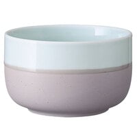 Luzerne Hamptons by 1880 Hospitality HO1820011BL 11 oz. Blue / Gray Speckle Porcelain Bowl - 36/Case