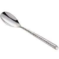 Acopa Iris 7 1/2 inch 18/8 Stainless Steel Extra Heavy Weight Forged Teaspoon - 12/Case
