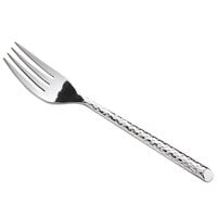 Acopa Iris 7 3/4 inch 18/8 Stainless Steel Extra Heavy Weight Forged Salad Fork - 12/Case