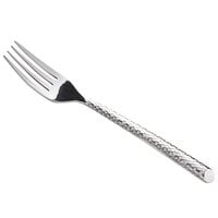 Acopa Iris 8 3/4 inch 18/8 Stainless Steel Extra Heavy Weight Forged European Dinner Fork - 12/Case