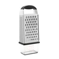 OXO 1057961 Good Grips 11 13/16 inch 4-Sided Stainless Steel Box Grater with Non-Slip Handle
