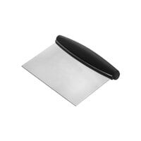 OXO 73281 Good Grips 6 inch x 4 inch Stainless Steel Dough Cutter / Scraper with Black Handle