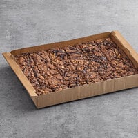 David's Cookies 4 oz. Pre-Cut Rocky Road Brownie 24-Count Tray - 2/Case