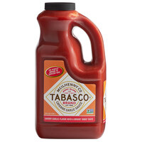 TABASCO® 64 oz. Cayenne Garlic Hot Sauce - 2/Case