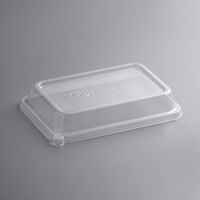 Eco-Products EP-SCRC107LID-R WorldView 10" x 7" 100% Recycled Content Take-Out Lid - 200/Case