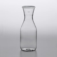 Choice 34 oz. Polycarbonate Carafe with Flat Lid - 12/Case