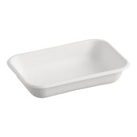 Eco-Products EP-SCRC16 WorldView 7" x 5" 16 oz. White Sugarcane Rectangle Take-Out Container - 400/Case
