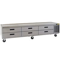 Delfield F29110CP 110 inch Six Drawer Refrigerated Chef Base