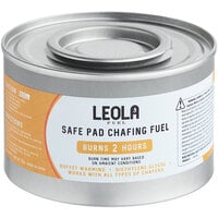 Leola Premium 2 Hour Wick Chafing Dish Fuel with Safe Pad - 24/Case