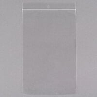 Plastic Food Bag 5 inch x 8 inch Seal Top with Hang Hole - 1000/Box