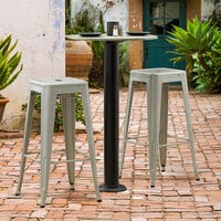 Lancaster Table & Seating Millennium 4 inch Bar Height Outdoor Table Base Column