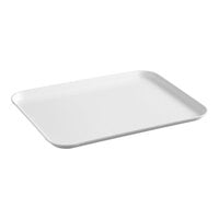 MFG Tray 305001-1537 16" x 22" White Rectangle Fiberglass Cafeteria Tray - 12/Pack