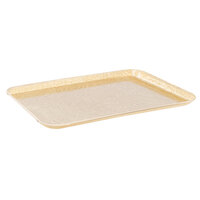 MFG Tray 304002-1053 15" x 20" Goldtex Rectangle Fiberglass Cafeteria Tray - 12/Pack