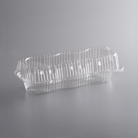 Choice 3-Compartment Clear PET Plastic 4 oz. Cupcake / Muffin Container - 300/Case