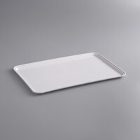 MFG Tray 325301-1537 12 13/16" x 20 13/16" White Rectangle Low Profile Fiberglass Dietary Tray - 12/Pack