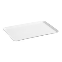 MFG Tray 325301-1537 12 13/16" x 20 13/16" White Rectangle Low Profile Fiberglass Dietary Tray - 12/Pack