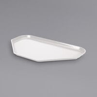 MFG Tray 353001-1537 14" x 22" White Trapezoid Fiberglass Cafeteria Tray - 12/Pack
