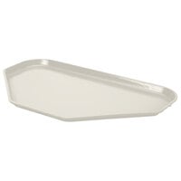MFG Tray 353001-1661 14" x 22" Eggshell White Trapezoid Fiberglass Cafeteria Tray - 12/Pack