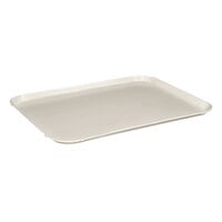 MFG Tray 318001-1661 14" x 18" Eggshell White Rectangle Fiberglass Cafeteria Tray - 12/Pack