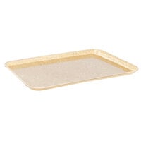 MFG Tray 305002-1053 16" x 22" Goldtex Rectangle Fiberglass Cafeteria Tray - 12/Pack