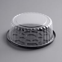 Choice 8 inch Low Dome Cake Display Container with Clear Dome Lid - 25/Case