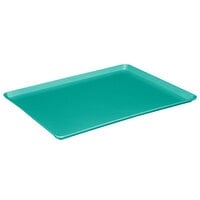 MFG Tray 322601-1311 10 7/16" x 12 13/16" Mint Green Rectangle Low Profile Fiberglass Dietary Tray - 12/Pack